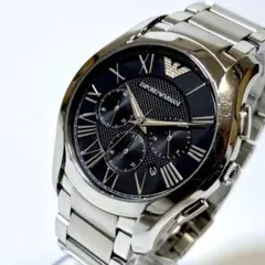新品電池交換 EMPORIO ARMANI クォーツ メンズ腕時計クロノグラフ.