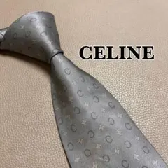 セリーヌ　ネクタイ　マカダム　トリオンフ　ストライプ ドット　チェック