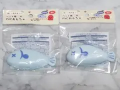 ペット用PVCおもちゃ　さかな2個　鳴き笛入りのサムネイル