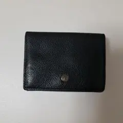 COACH 三つ折り財布 ブラック レザーのサムネイル