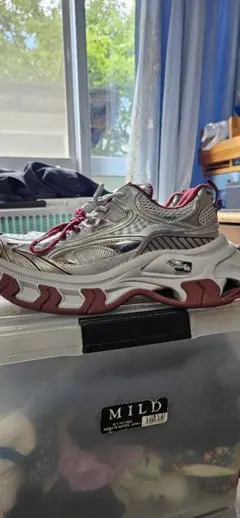 NEXT INPLSIVE シルバー×ボルドーのサムネイル