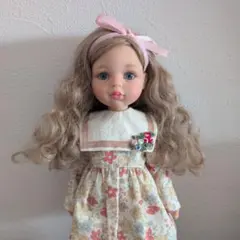 パオラレイナドール ❁小花柄シンプルワンピース ❁付け襟、ペチコート付きのサムネイル