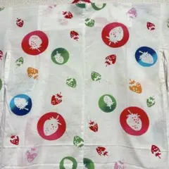 いちご柄こども注染浴衣 昭和レトロ 材料 - メルカリ