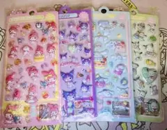 ⭐️シール④枚まとめてセット。 サンリオ（マイメロ&クロミ&シナモン&ポチャコ）⭐️