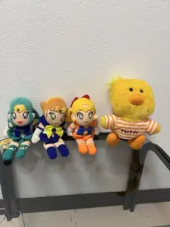 セーラームーン ぬいぐるみ4体とひよこ
