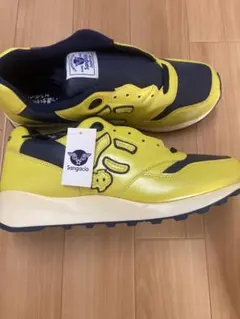 Sangacio イエロー ネイビー スニーカー