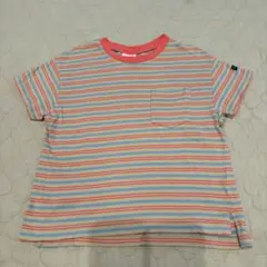 BREEZE ボーダー ポケットTシャツ 110cmのサムネイル