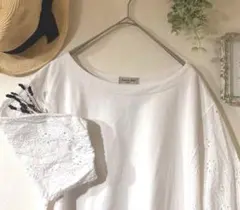 サマンサモスモス♡SM2♡ふんわり　トップス　レース　Tシャツ　迅速発送のサムネイル