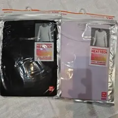 未開封　ユニクロヒートテック長袖 130サイズ 2点セット