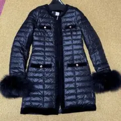 Rady♡ファー付　黒ダウンコート