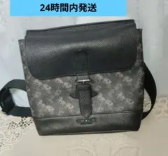 COACH ショルダーバッグ ブラック/グレー