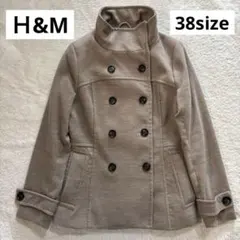 ベージュ ピーコート