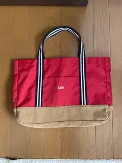 Lee トートバッグ レッド/ベージュのサムネイル