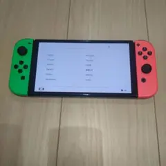 Nintendo Switch (有機ELモデル) グリーン・ピンク