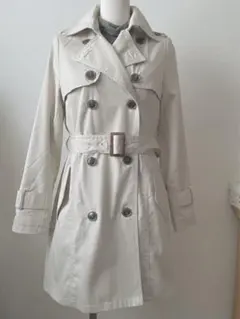 NICE CLAUP レディース　M トレンチコート　ミドル丈