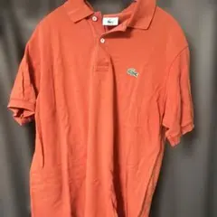 LACOSTE ポロシャツ オレンジ サイズ4（M~L）