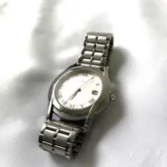 GUCCI グッチ 5500M メンズ腕時計 クォーツ ローマ数字 デイト 箱付 