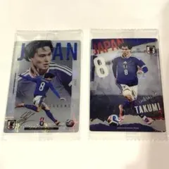 ツインウエハース　サッカー　日本代表　2026 　レアカード　南野拓実