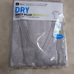 UNIQLOドライデオドラントメッシュVネックTシャツ２枚組L