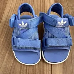 adidas ベビーサンダル 青 12cm
