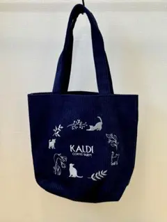 KALDI 猫の日 2023 トート ネイビー