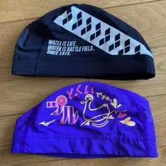 水泳用キャップ 2点セット