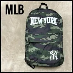 美品 ヤンキース 迷彩 リュック バックパック NY アーチロゴ 公式ライセンスのサムネイル