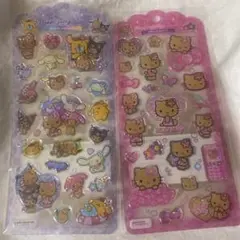 【正規品】ドロップジェリーシール　日焼けキティ　日焼けサンリオキャラクターズ2枚