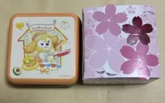 ディズニー　ダッフィー　ワンダフルキッチンキャンディー缶　と金平糖