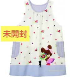 【アイロン要らず/未開封】くまのがっこう保育士エプロン/ラベンダー完売品