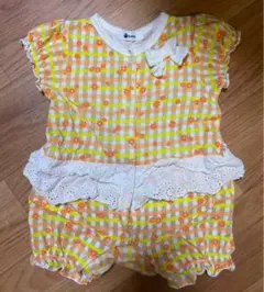 半袖 ロンパース　べべ　女の子　70cm