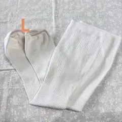 グラントイーワンズ　エナジックハイソックス　アティーボハイソックス　ホワイト　L