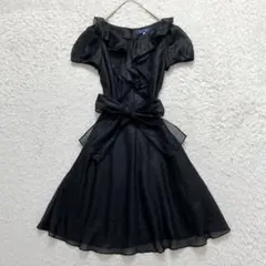試着のみ】エムズグレイシー 総レース ワンピース リボン フレア