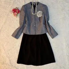 【セレモニーコーデ】綺麗ママ東京イギンジャケットヒロミチナカノワンピース黒XL