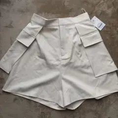 earth music&ecology ライトベージュ ショートパンツ F