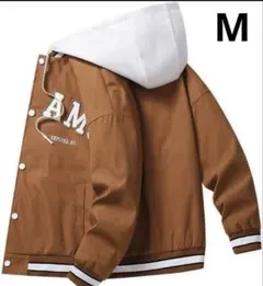 新品 メンズ フード付き ジャンパー ストリート系 ながそで 野球服 重ね着風
