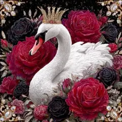パネル生地　新柄　白鳥8柄　即購入⭕️