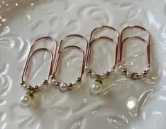 大きめペーパークリップ　バインダー貯金 Saving ピンクゴールド No.12