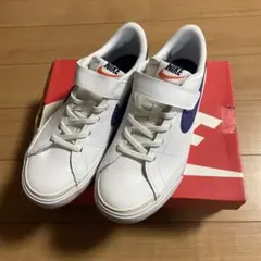 NIKE スニーカー ホワイト/ネイビー 22cm
