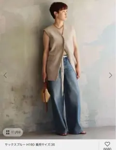 *週末お値下げ中*【新品 タグ付】Plage R’IAM デニムオールインワン R'IAM-PLAGE 2025 SUMMER 6/12 thu. ON SALE RIAM デニム