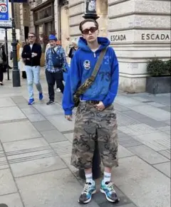YAKU Blue Rumble Sweatpants kiosque cc - メルカリ