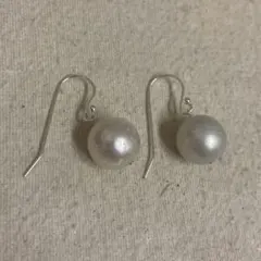 南洋白蝶真珠 12.0 12.2mm パールピアス - メルカリ