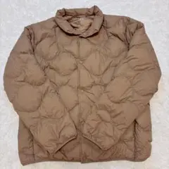 【未使用級✨】ユニクロ ウルトラライトダウンジャケット キルティング ブラウン