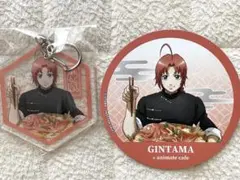 銀魂　アニメイトカフェ　コースター　キーホルダー　神威