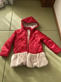 ラグマート　130 フード付きダウンコート　クリスマス