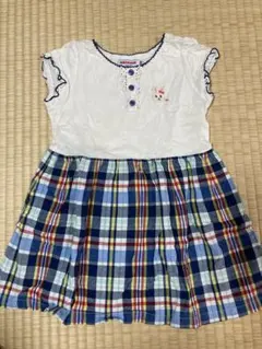 MIKI HOUSE 半袖ワンピース 100cm