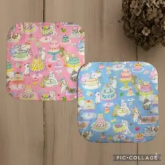 yukiemon（22fabric）のふわさらハンカチ２枚セット 14のサムネイル
