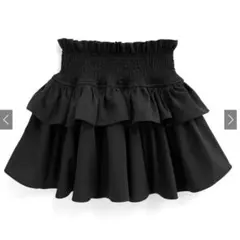 GRL インパン裏地付きティアードフリルミニスカート［tw1166］