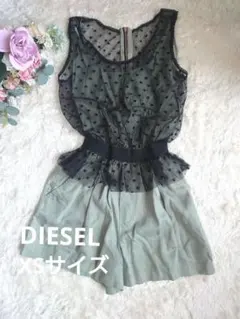DIESEL ディーゼル ダメージ加工 オールインワン XS サイズ ドットのサムネイル