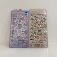 ご*ん様 【正規品】ボンボンドロップシール モルモット＆ウサギ 2枚セット クー